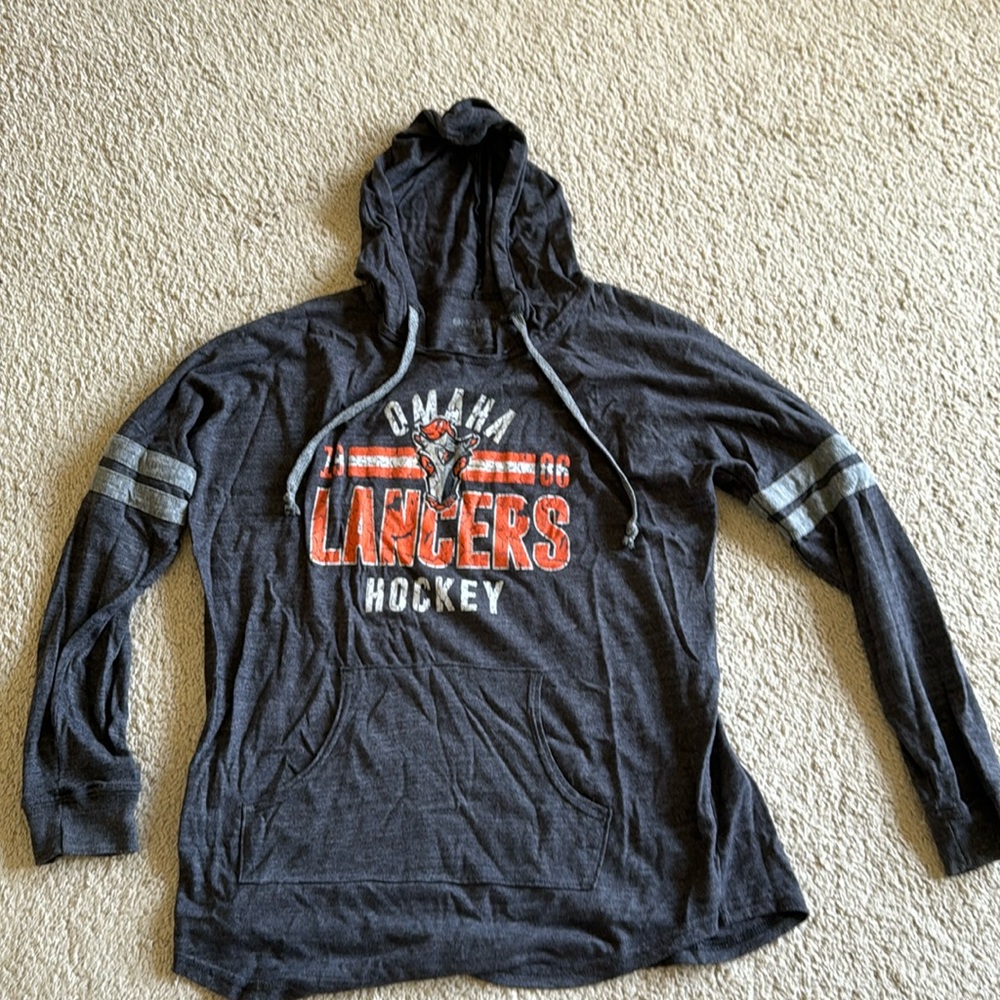 Omaha Lancers hockey team woman’s sweatshirt